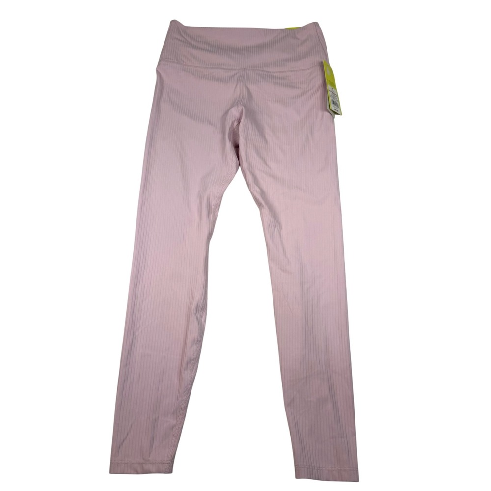 All in Motion Ribbed Ultra High-Rise Leggings Light Pink Medium NWT